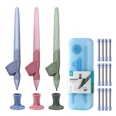 China Wholesale Pencil Grip School Automatic Silicone Pencil For Kids for sale