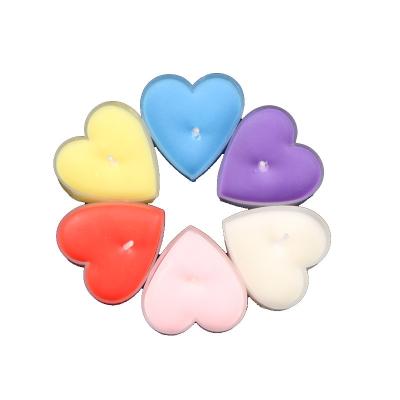 China Wholesale High-end Hot Selling Decorative Candles Glow Candles Creative Heart-shaped Scented Romantic Decorative Ornaments Dinner Candles for sale