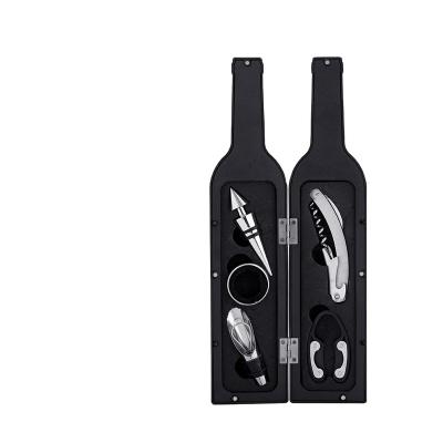 China Modern Creative Wine Set Gift Box Red Wine Bottle Opener Set Multifunctional Stainless Steel Wine Shaker for sale