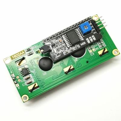 China I2C 16x2 Blue on White 5V 3V Character LCD Compatible with Arduino R3 MEGA2560 and Raspberry Pi 4 Pins (Ground for sale