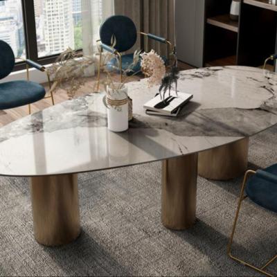 China Modern Wholesale Eco-Friendly Home Furniture Italian Dining Table Large for sale