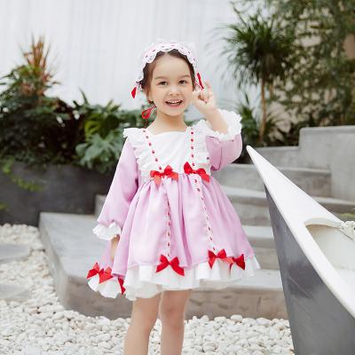 China Boutiques Lovely Lolita Princess Dress For Girls Princess Clothes For Children Sweet Fast Shipping for sale