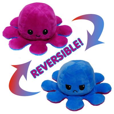 China Child-soothing double-sided OctopusToys MoodOctopus Double-Sided Lovely Mood Toys Daily Life +Sports Two-Tone for sale