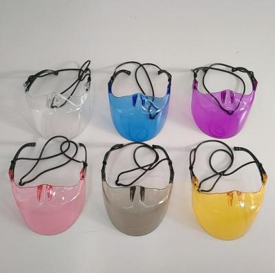 China Colorful Anti Fog Anti Spray Fashion Protective Mask Anti Face Shield Breathable Anti Fog Screen Shield for sale