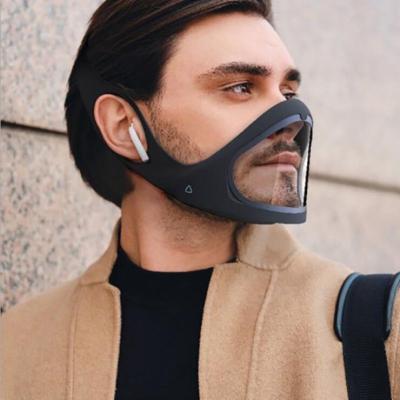 China Amazon Breathable Fashion Transparent Sports Nose Fog And Mouth Shield Anti Mouth Shield Plastic High Quality for sale