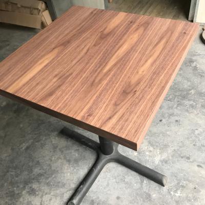 China Black Walnut Customization Veneered Wood Table Top for sale