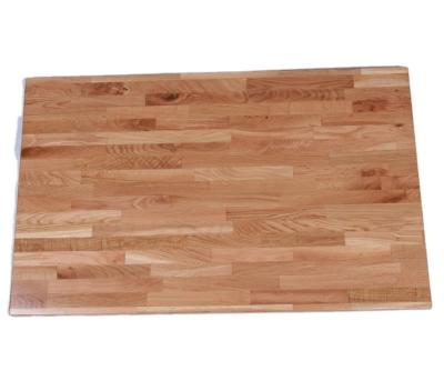 China Customization White Oak Butcher Stall Style Solid Dining Table Top 30x48x1.5inch for sale