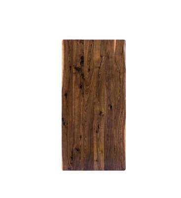 China Black Walnut Traditional Solid Edge Living Desk Table Top 30x60inch for sale