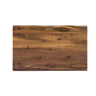 China Black Walnut Traditional Solid Edge Living Desk Table Top 30x48inch for sale