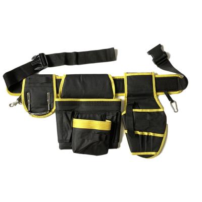 China Lightweight Multi-Pockets Padded Garden Electrician Tool Belt Organizer With Adjustable Strap for sale