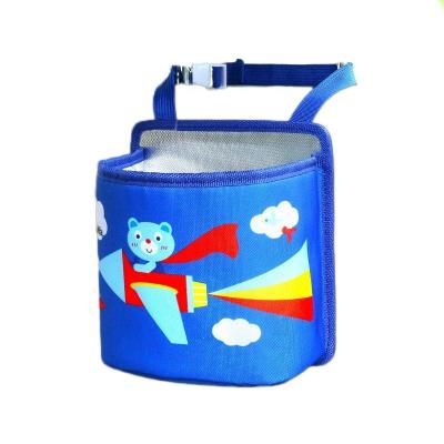 China 2021 New Car Stoage Design Cartoon Backseat Car Organizer Hanging Cute Trash Bag For Kids for sale