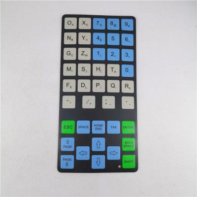 China Waterproof Custom Plastic PVC Membrane Switch Keyboard Graphic Covered Sticker for sale