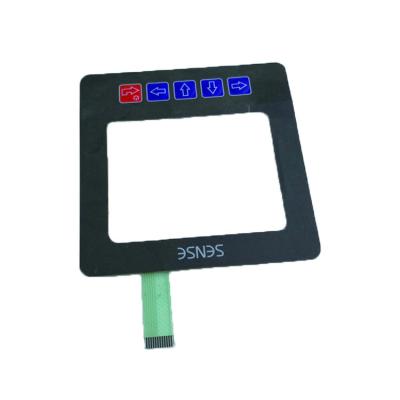 China Durable Customized Waterproof Graphic Coated Push Button Membrane Keypad Membrane Switch Manufacturers for sale