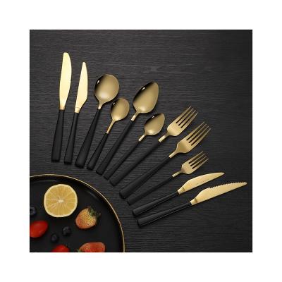 China Sustainable High Quality Dinnerware Utensil Stainless Steel Knife Fork Spoon Sets Flatware Sets for sale