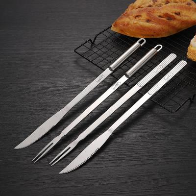 China Sustainable 4pcs Dining Utensils Bread Knives Stainless Steel BBQ Knives and Grilled Utensils Kitchen Utensils for sale