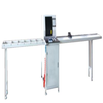 China Manual measure the length and place. cutting punching semi automatic wood venetian blinds machine for sale