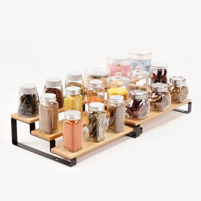 China Viable Multifunctional Creative Spice Rack Drawer Pull Out Spice Organizer Expanding Rack for sale