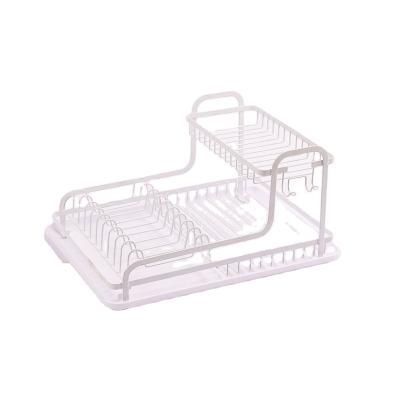 China Limited Time Discount Stocked 2 Layer Stainless Steel Dish Rack Bowl Drain Bowl Holder for sale