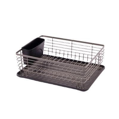 China Modern Hot Selling Dish Rack And Cup Drain Panel Kitchen Chrome Dish Drying Rack for sale