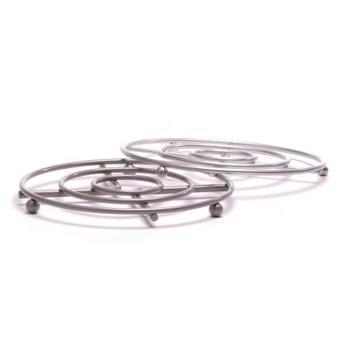 China Large promotion viable in the middle of the year metal pot rack heat resistant mat for sale