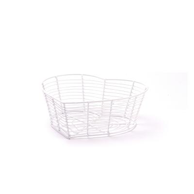 China Limited Time Viable Kill Matt White Fruit Vegetable Basket Second Class Custom Teardown For Dining Room for sale