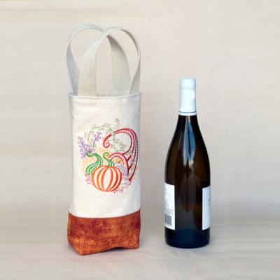 China Eco-friendly Customized Color My Bottle With Cloth Bag High Grade Red Wine Bags Printed Logo Organza For Bottles for sale