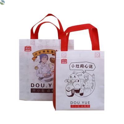 China Lady Bag Tote Shopping Handbags Printed Fabric Eco-friendly Luxury Large Capacity Reusable Grocery Bags for sale