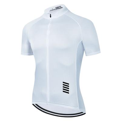 China Cycling Cycling Mountain Bike Short Sleeve Zipper Cycling Shirts Breathable Mens Tank Top Half Top 3 Back Pockets UPF for sale