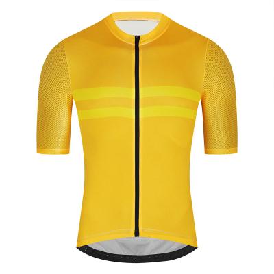 China Breathable Mens Cycling Sleeves Jersey Short Sleeves Mountain Bike MTB Shirt Top Zipper Pockets Reflective for sale