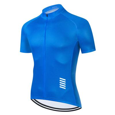 China Men's Moisure Wicking Full Mountain Bike Shirt Breathable Cycling Tank Top Short Sleeve With Pockets for sale