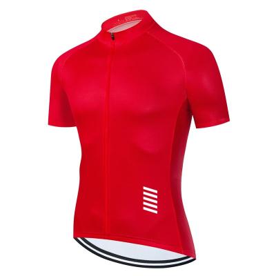 China Breathable Mens Short Sleeve Full Length Search Jersey Zipper With Reflective Fabric for sale