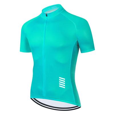 China Breathable Mens Cycling Jersey Tops Short Sleeve Cycling Cycling Shirts Full Zipper With Pockets Road Bicycle Clothing for sale