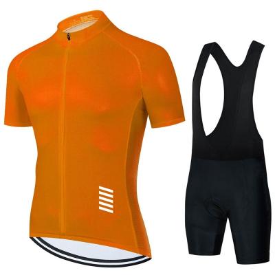 China Breathable Mens Cycling Singlet Set - Reflective Quick Dry Cycling Shirt And 3D Padded Bike Cycling Shorts for sale