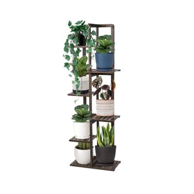 China Minimalist Modern 6 Tier Flower Planter Shelf Rack Display Patio Garden Plant Shelves Stand for sale