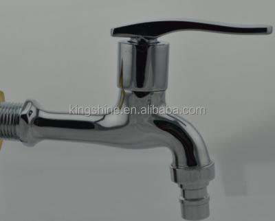 China Brass Water Tap China Bibcock 1 Washing Machine Washing Machine Faucet 2 Hand Lever Ceramic Bibcock Wall Mounted for sale