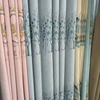 China Hot Sale 2.8M Width Luxury Blackout Curtain New Style Cashmere Jacquard High-grade Blackout Curtain Fabric for sale