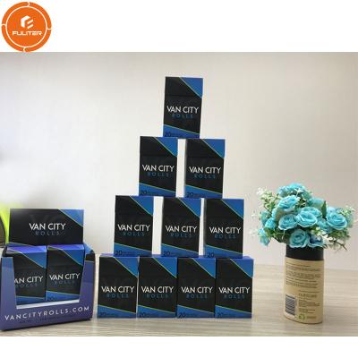 China Disposable Wholesale Empty Packaging Hemp Cigarette Paper Disposable Box For 20 Packs for sale