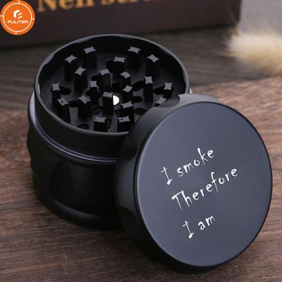 China Custom Logo Zinc Alloy 4 Pieces Hand Mixer Smoke Tobacco Herb Weed Grinder for sale