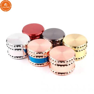 China 63mm Large Spice Wholesale Luxury Zinc Alloy 4 Layer Electric Herb Grinder for sale