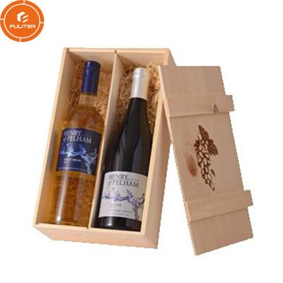 China Artminds Europe MDF Vintage Wooden Boxes For Wine Bottles Wine Packaging Box for sale