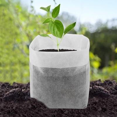 China Wholesale High Quality Eco-friendly Nonwovens Grow Sack Biodegradable Nursery Bags For Plants for sale