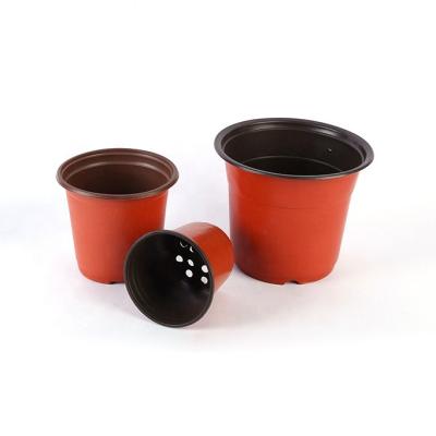 China Small 2 Gallon OEM Eco-friendly Blow Mold Plastic Flower Pot / Plastic Flower Pot Planter for sale