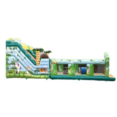 China Fashionable Outdoor Inflatable Game Kids Inflatable Obstacle Course Obstacle Floating Obstacle for sale