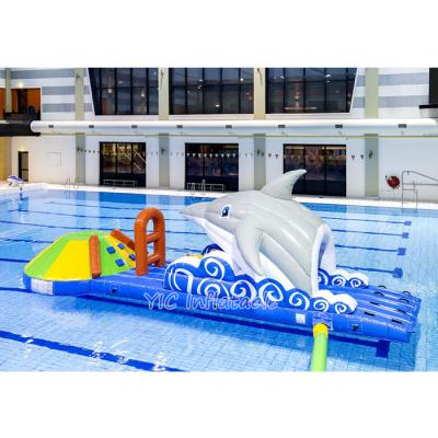 China Fashionable New Design Inflatable Floating Water Park Adult Inflatable Obstacle Course For Sale for sale