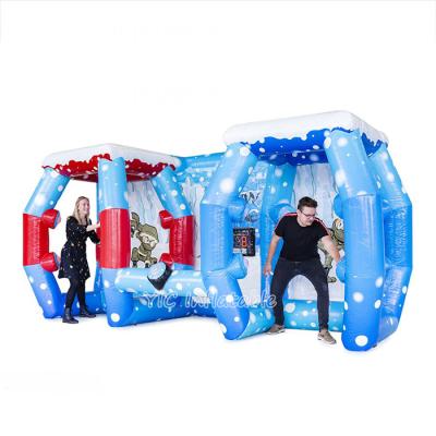 China Commercial Inflatable Interactive Game IPS Ninja Snow Battle Lights Outdoor Entertainment For Kids And Adults for sale