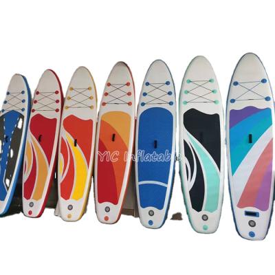 China Fashionable professional manufacture manufactures inflatable paddle boards with fiberglass paddles for sale