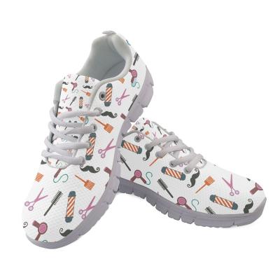 China Breathable Shoes Non Slip Comfort Plain Women Nursing Printed Breathable Mesh Sports Shoes Running Wholesale Increasing Shoes for sale