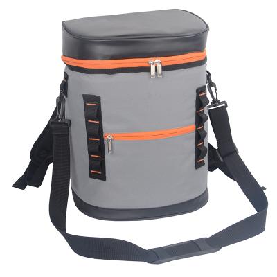 China Insulated Foldable Insulated Cooler Backpack With PVC Lid And Adjustable Shoulder Strap for sale