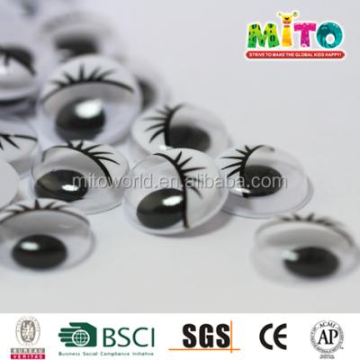 China Black / White Mobile Doll DIY Toy Adhesive Eyes For Toy Accessories for sale