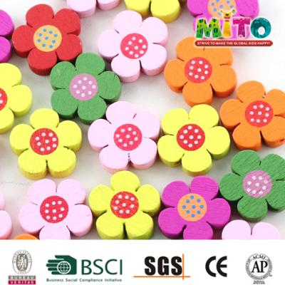 China Wooden Beads Eco - Friendly Educational Colorful Toys Various Shapes for sale